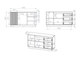Chest of drawers 682502