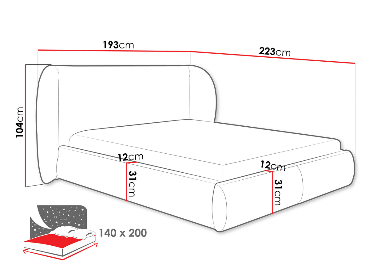 Bed 682406