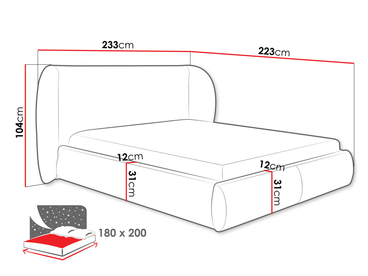 Bed 682406