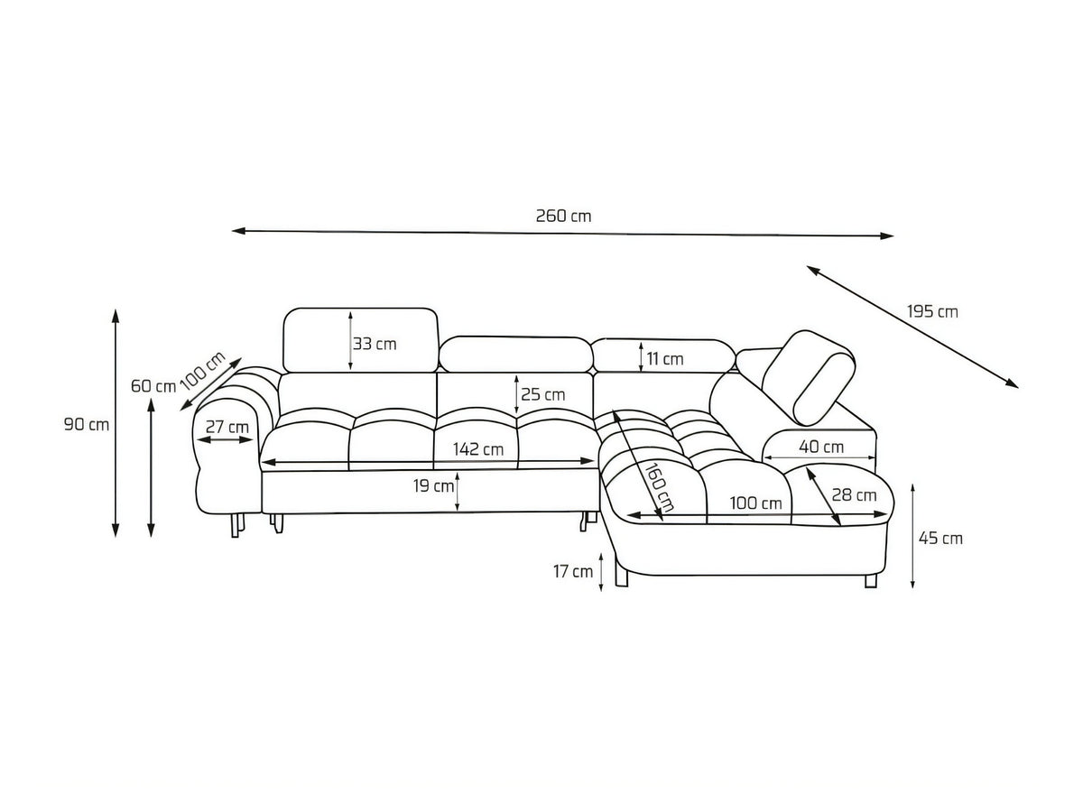 Corner sofa 680447 5080010