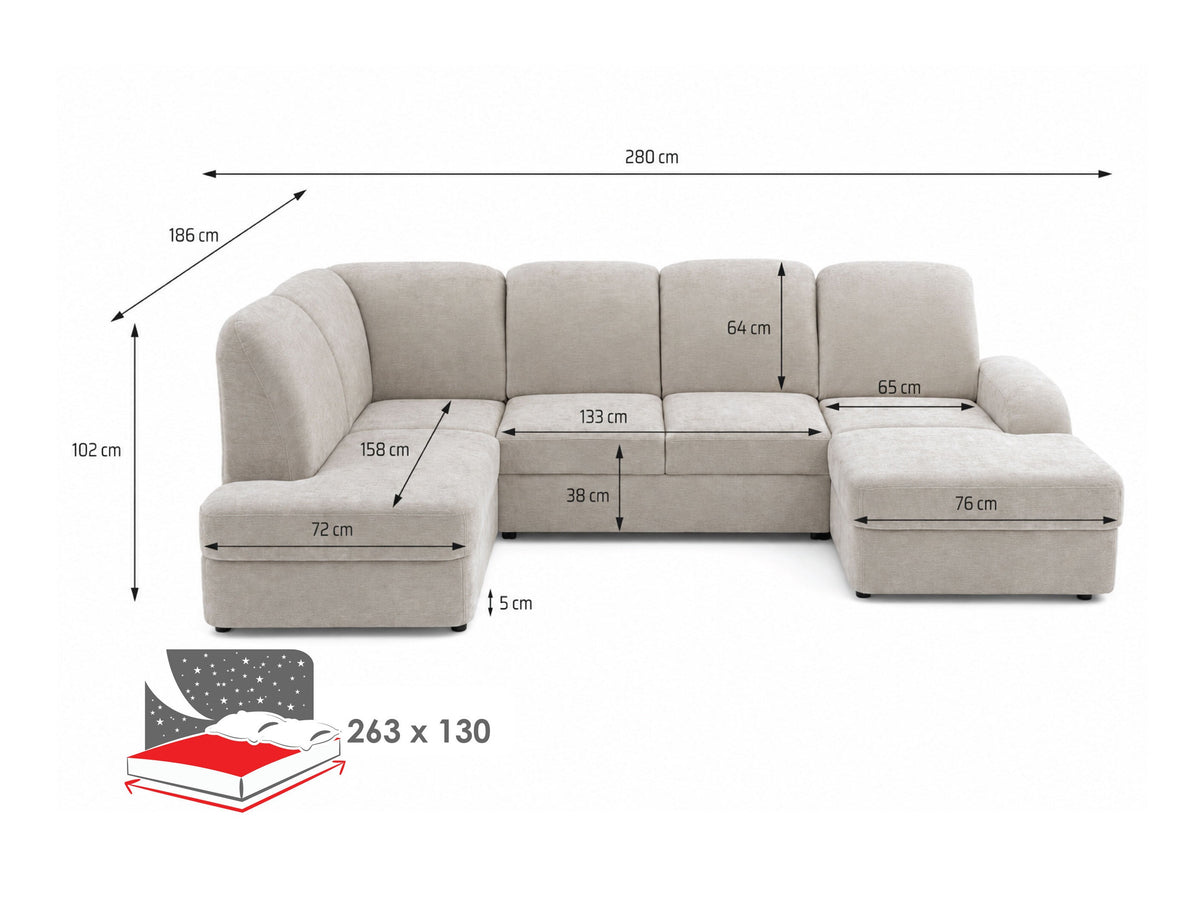 Corner sofa 680409 5080023