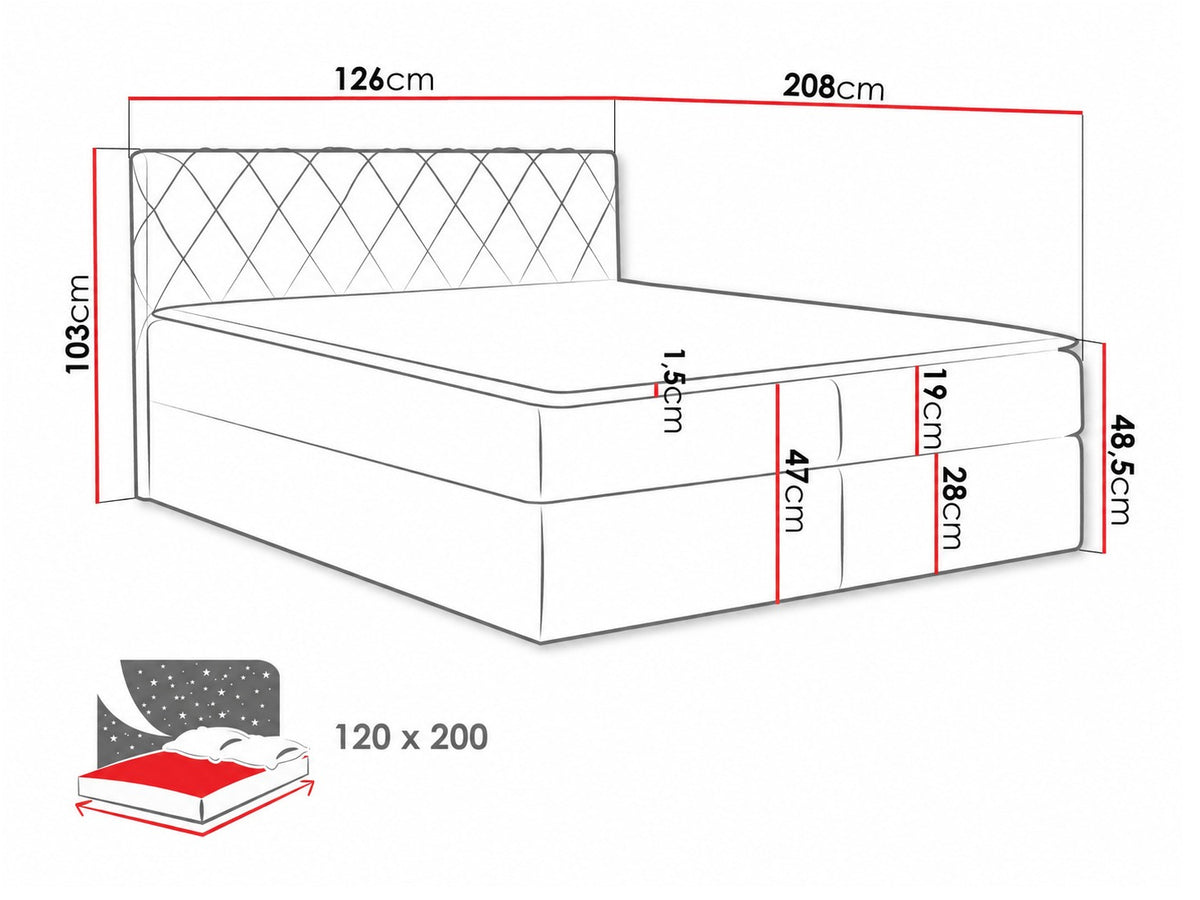 Continental bed 115264 5080111