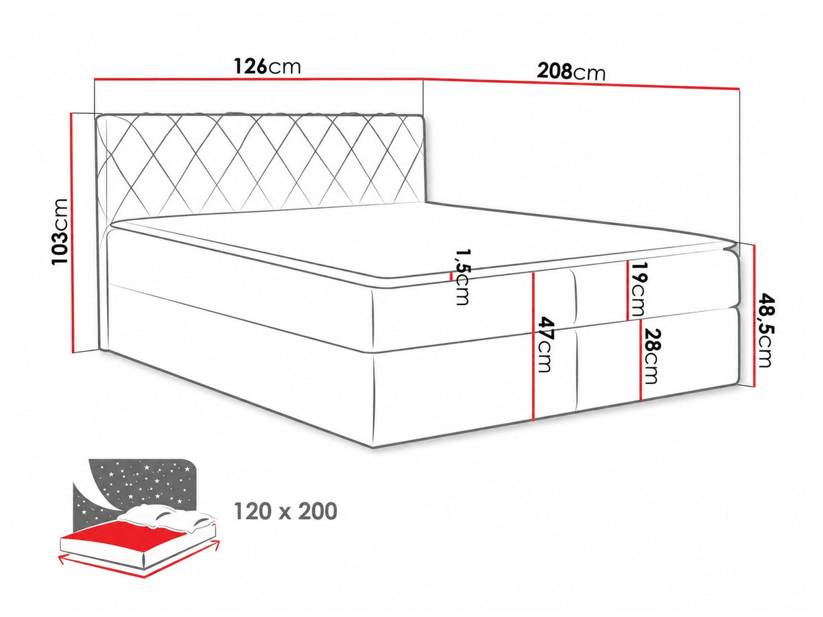 Continental bed 115264 5080112