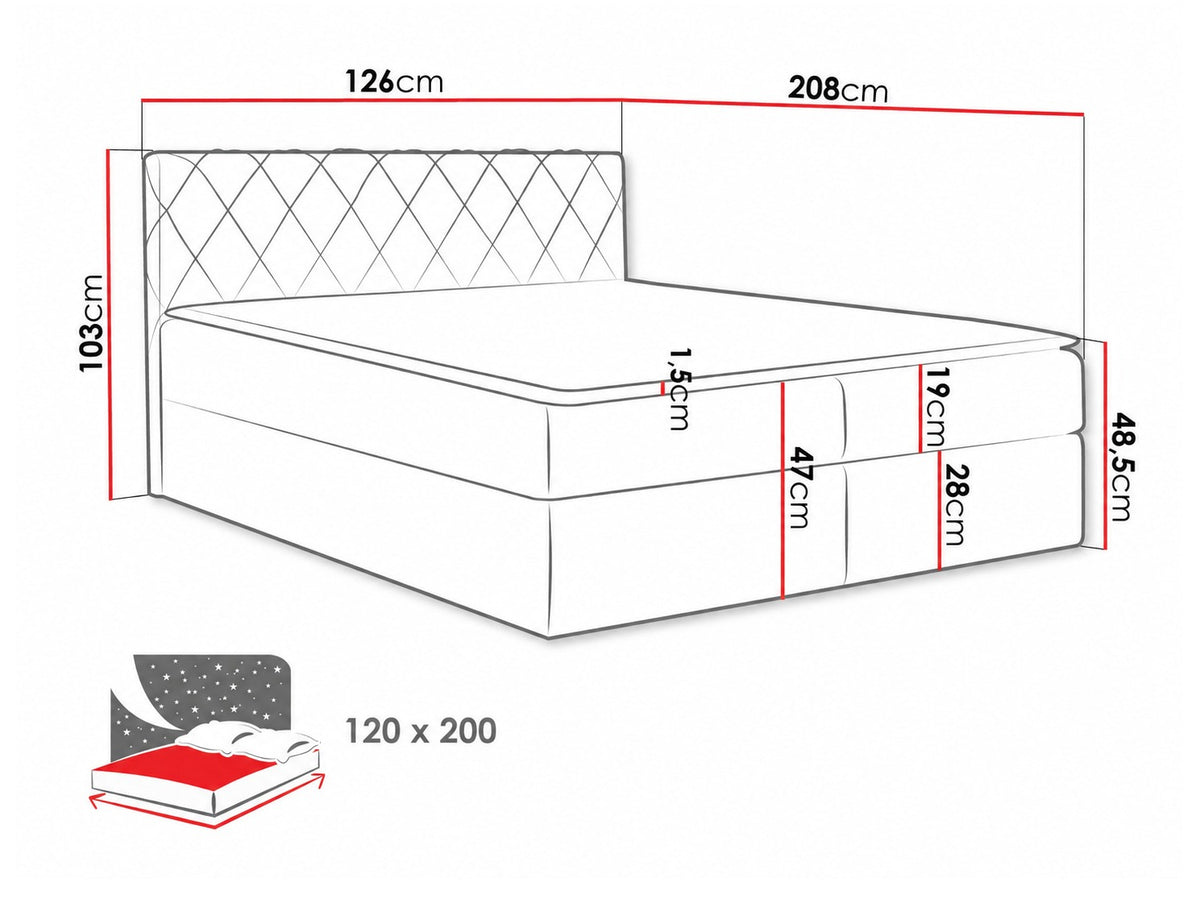 Continental bed 115264 5080113