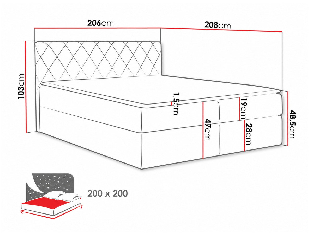 Continental bed 115264 5080132
