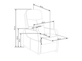 Armchair recliner 309089