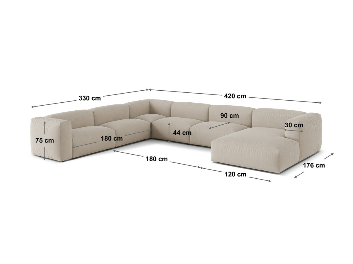 Modular corner sofa 652821