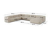 Modular corner sofa 652821