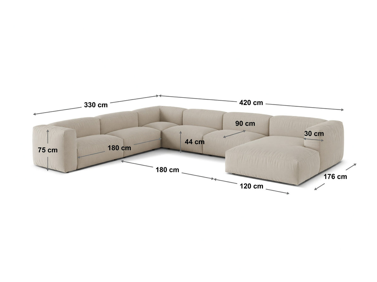 Modular corner sofa 652821