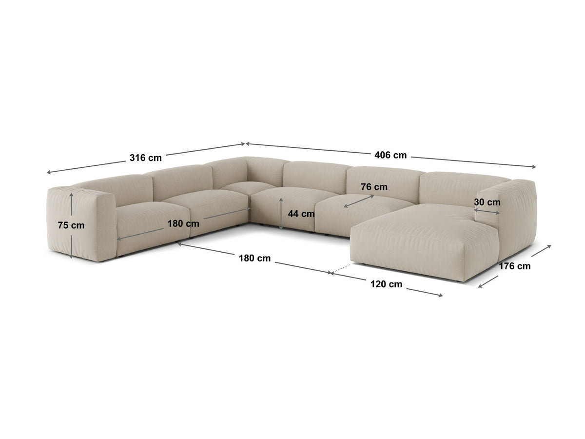 Modular corner sofa 652770