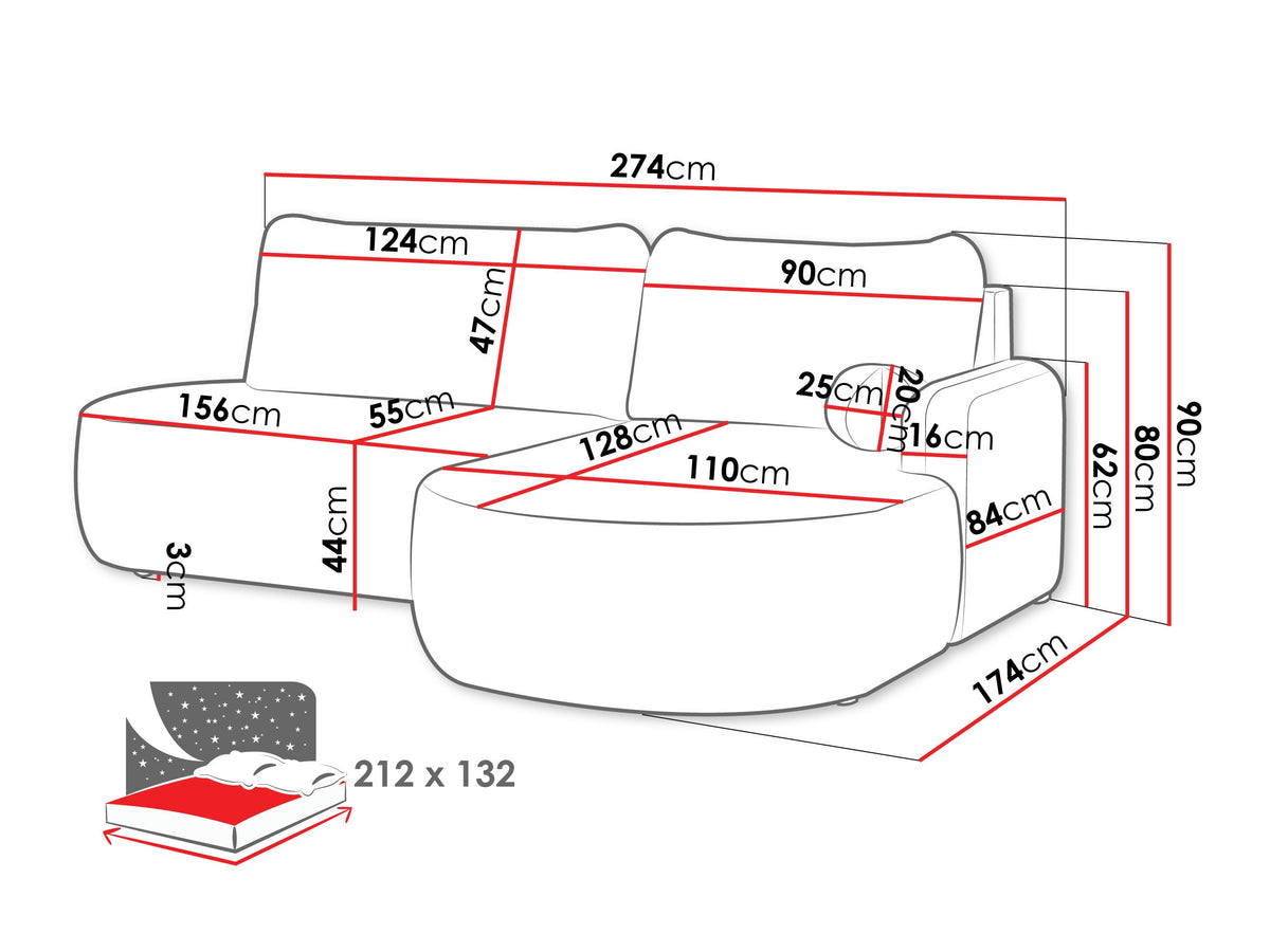 Corner sofa 683704