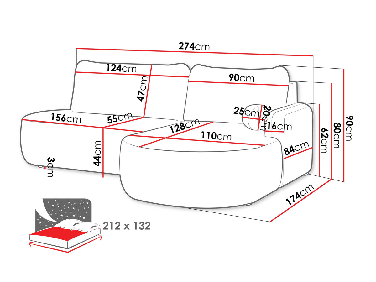 Corner sofa 683704