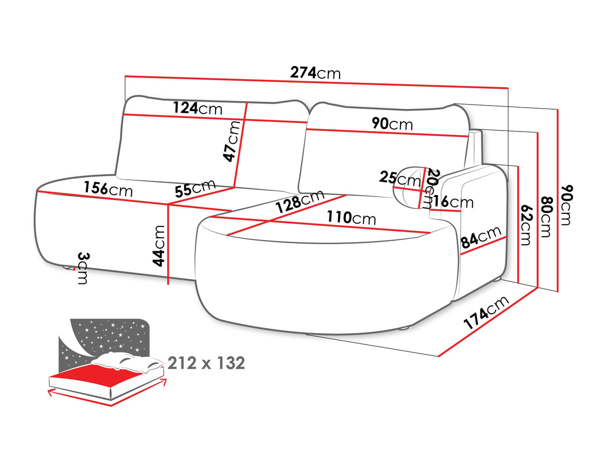 Corner sofa 683704