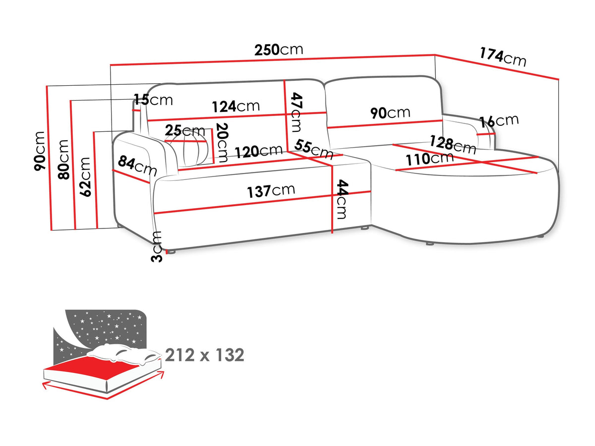 Corner sofa 641080