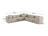 Modular corner sofa 652689