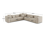 Modular corner sofa 652601