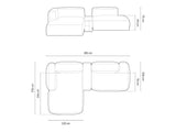 Modular corner sofa 652102