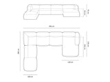 Modular corner sofa 651797