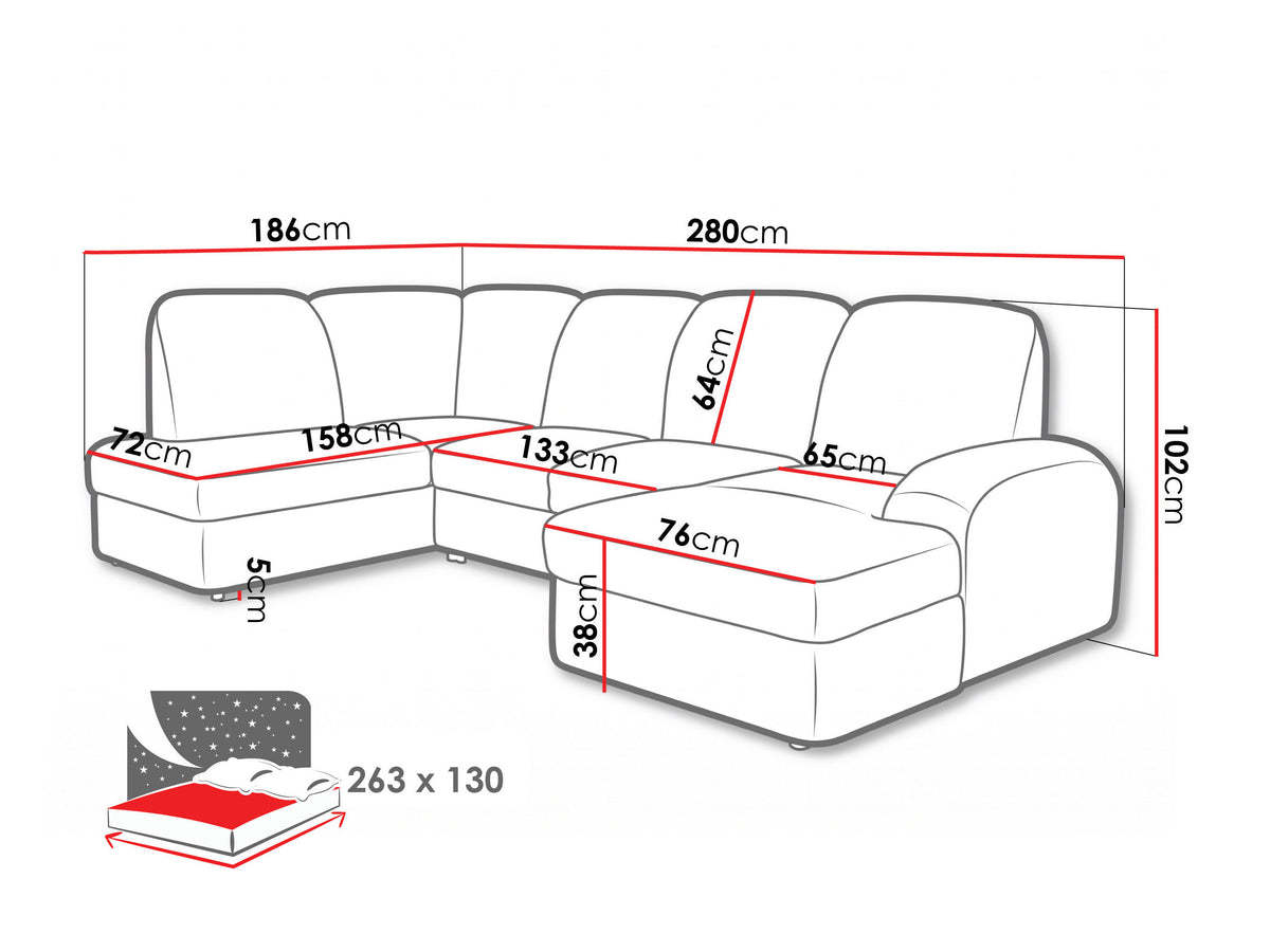 Corner sofa 680409 5104396