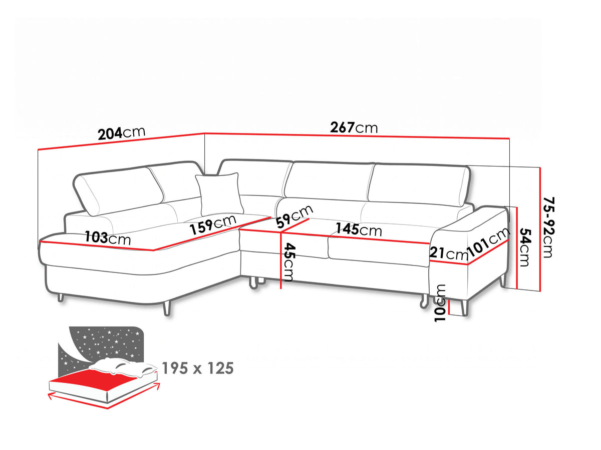 Corner sofa 680558 5104490