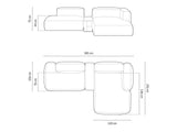 Modular corner sofa 579940