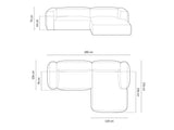 Modular corner sofa 579810