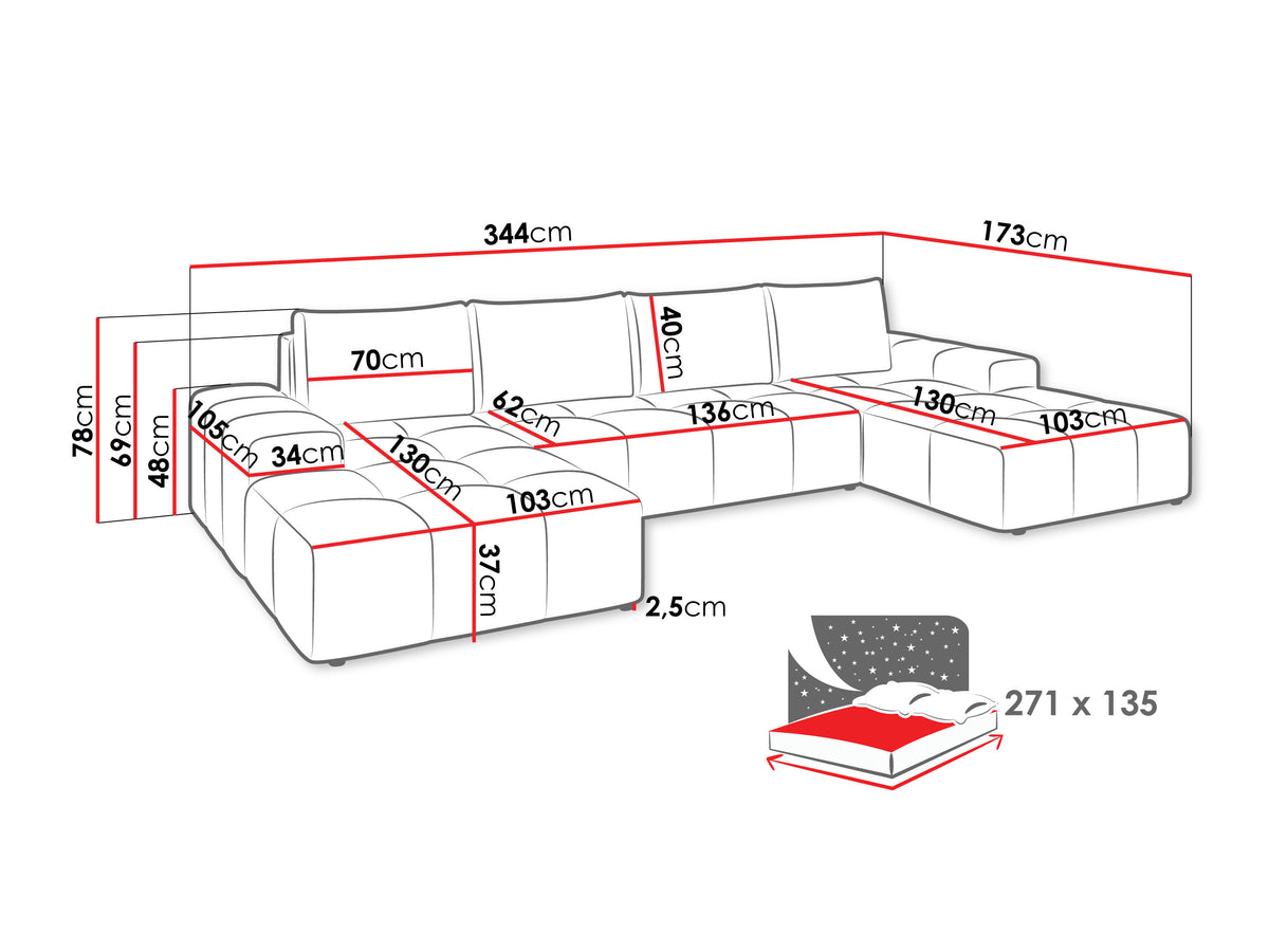 Corner sofa 680144