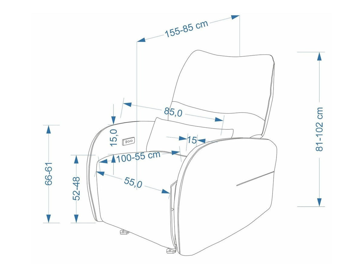 Armchair recliner 686572