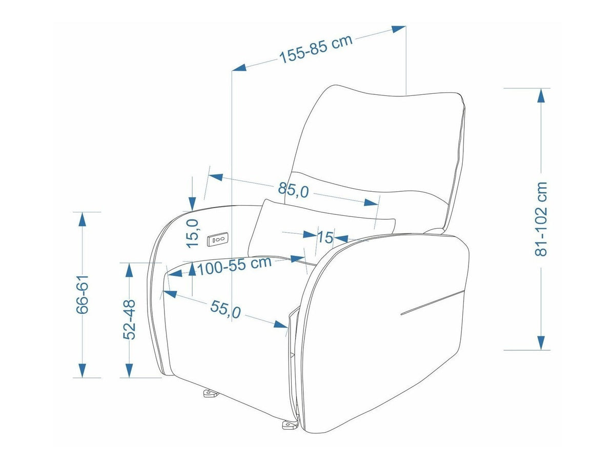 Armchair recliner 686572