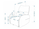 Armchair recliner 686572
