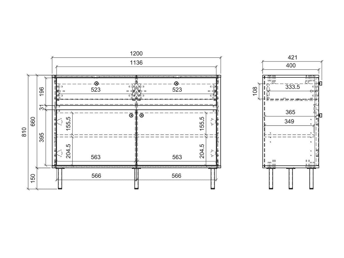 Chest of drawers 686645