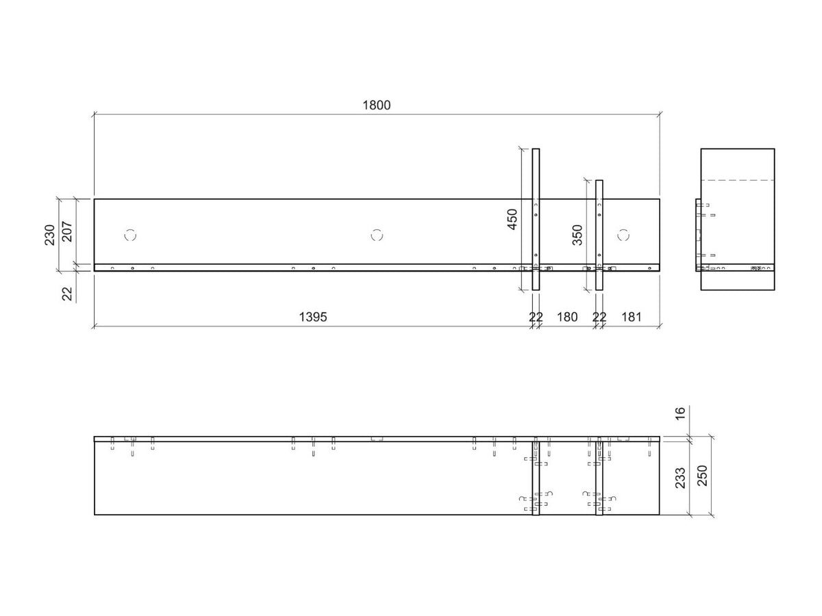 Wall shelf 687000