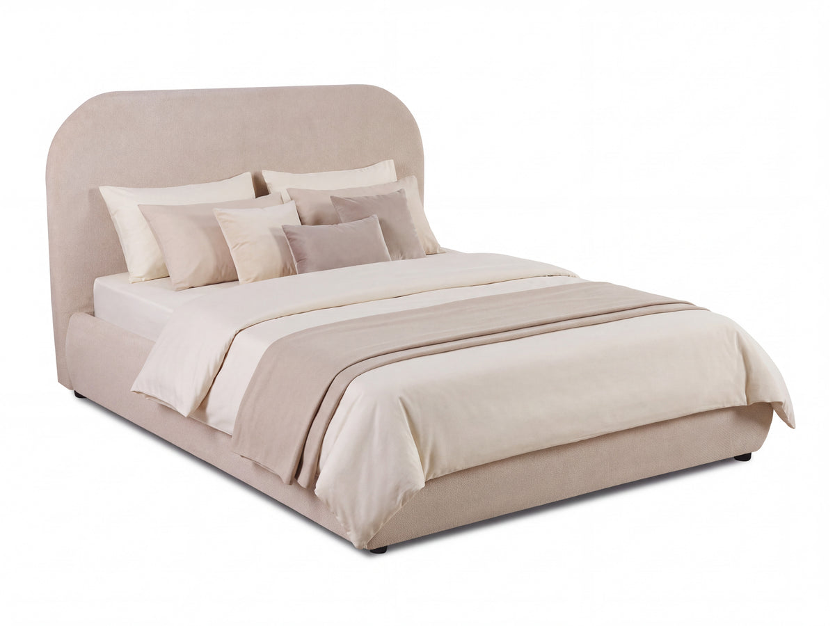 Bed Gareso 160 x 200 cm with storage, cream 5138761