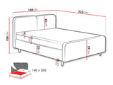 Continental bed 614169 5144148