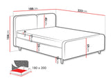 Continental bed 614169 5144161