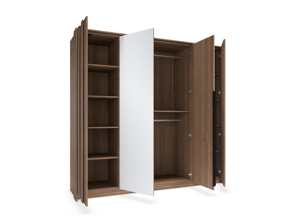 Bedroom set Fitova, 3 pieces, brown 5144364