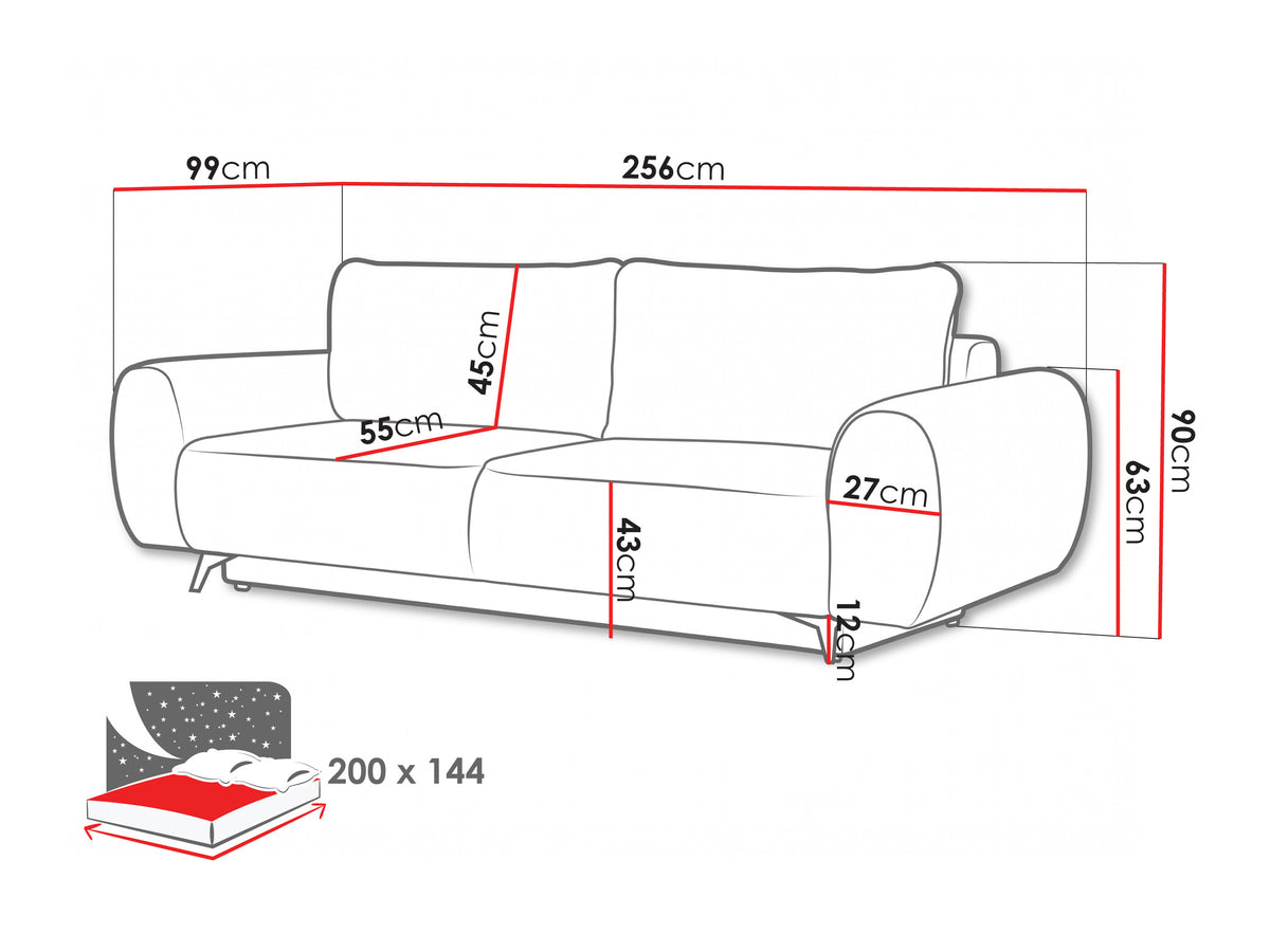 Sofa bed 688663
