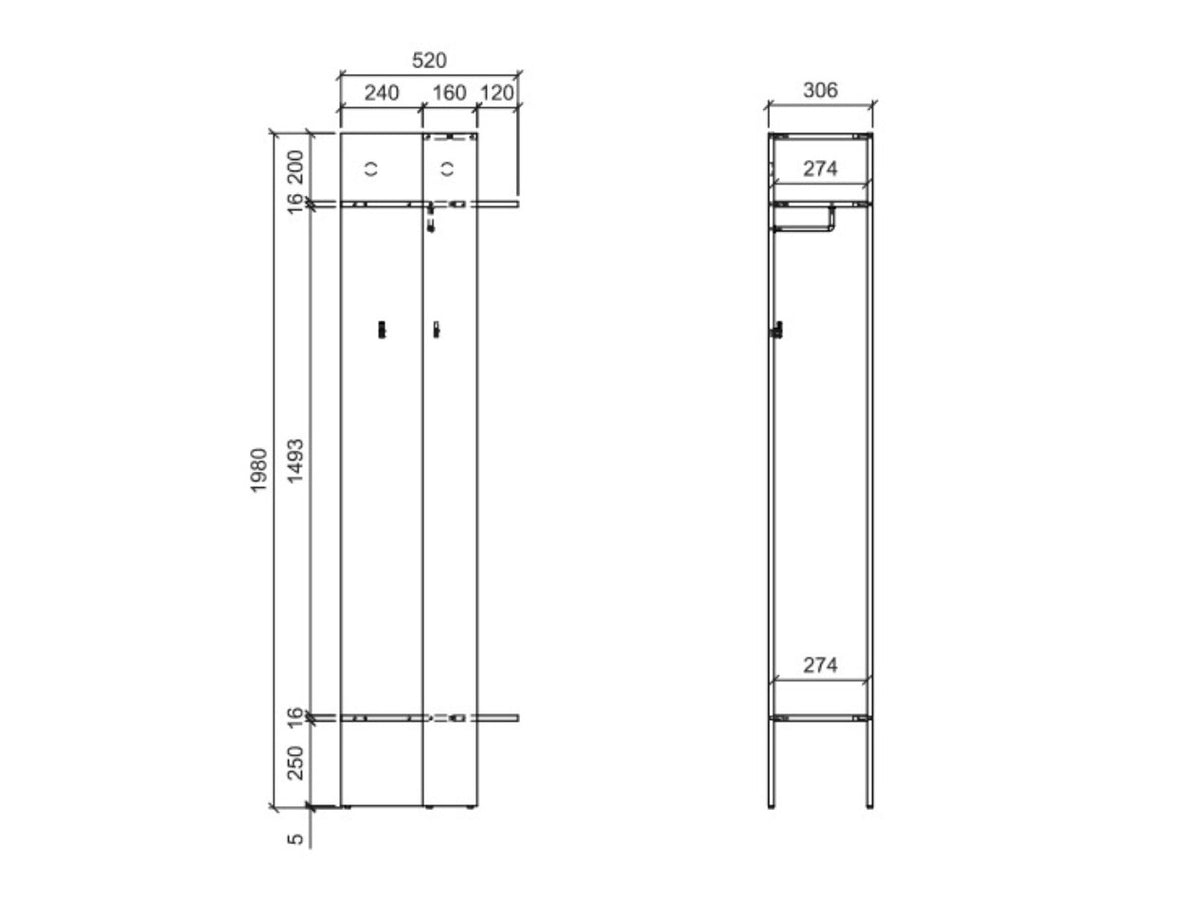 Coat rack 689051