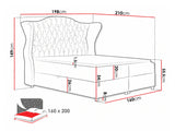 Continental bed 263304 5165684