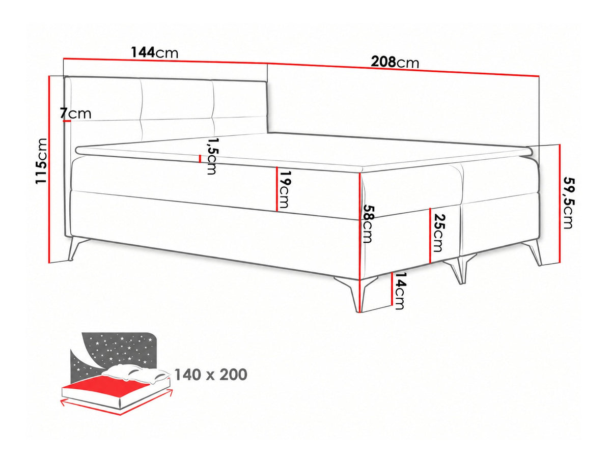 Continental bed 210906 5166228