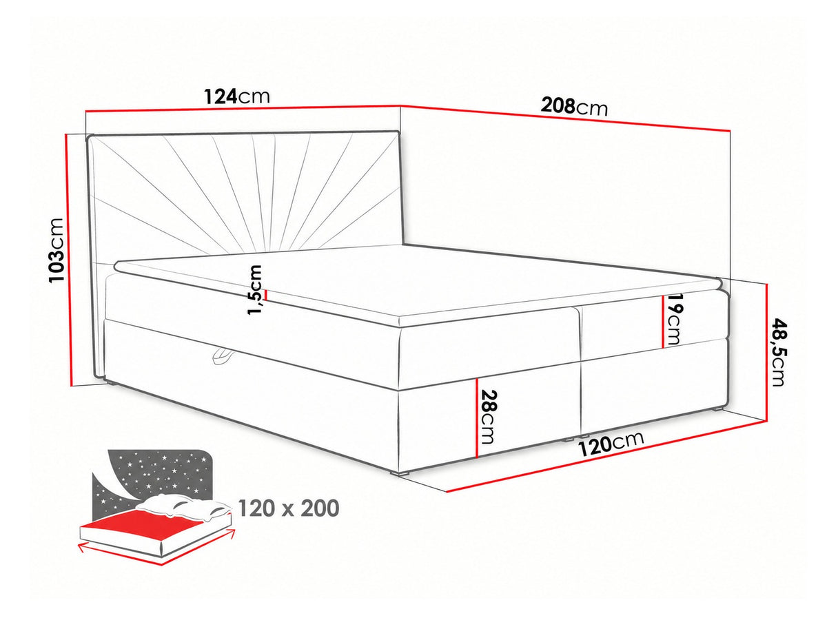Continental bed 263372 5166517