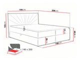 Continental bed 263372 5166530