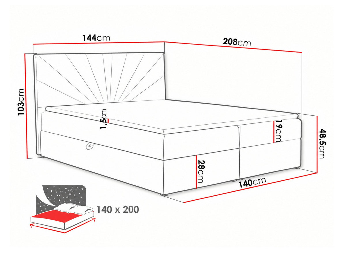 Continental bed 263372 5166531