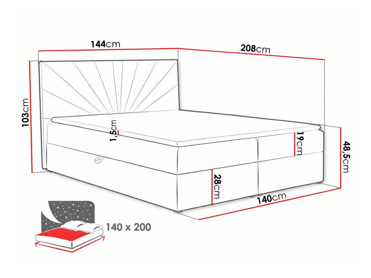 Continental bed 263372 5166534