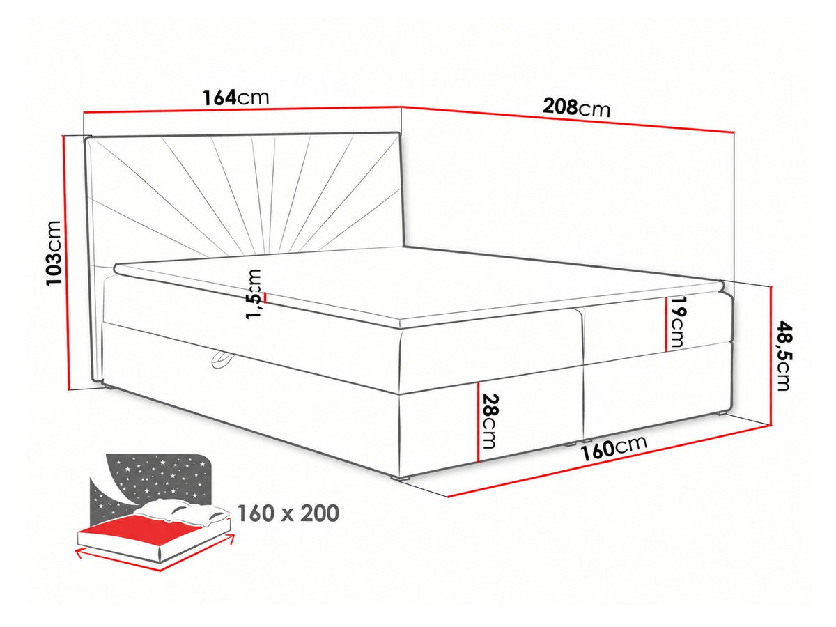 Continental bed 263372 5166545