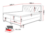 Continental bed 311453 5166980