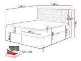 Continental bed 314082 5166991