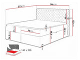 Continental bed 314082 5166996