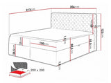 Continental bed 314082 5167012