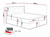 Continental bed 314219 5167026